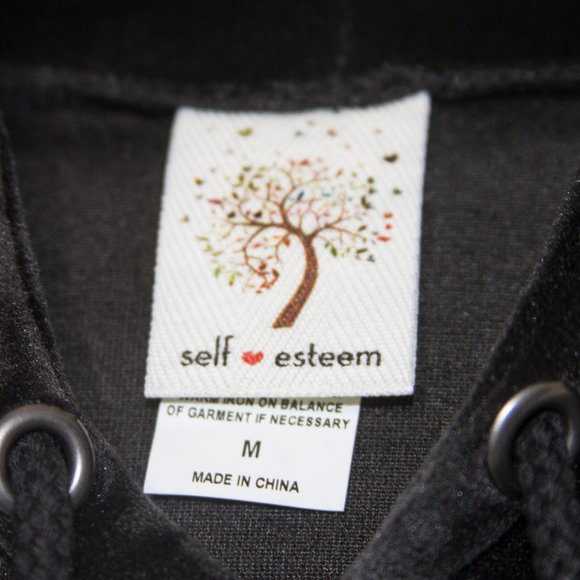 SELF ESTEEM "Good Vibes" BLACK HOODIE - Picture 8 of 8